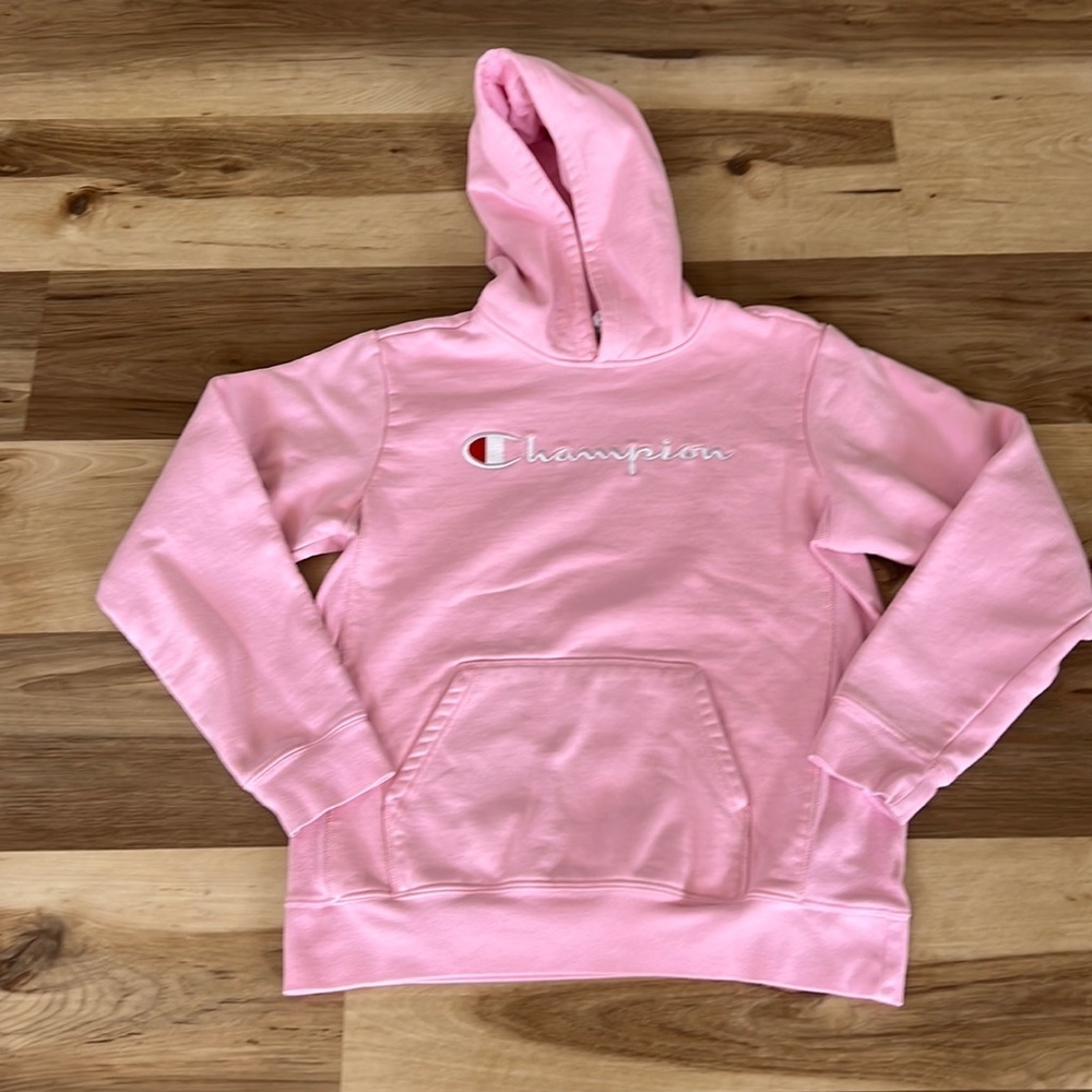 Pink champion hoodie size xl excellent condition